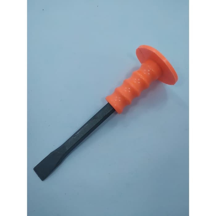 Pahat Beton Topi Orange Gepeng 10 inch / Pahat Tembok / Pahat Besi