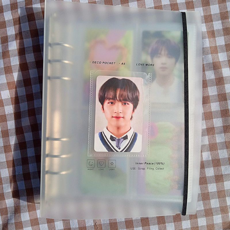 

binder pc photocard sleeve album photo card A5 6ring sleeve FREE PC