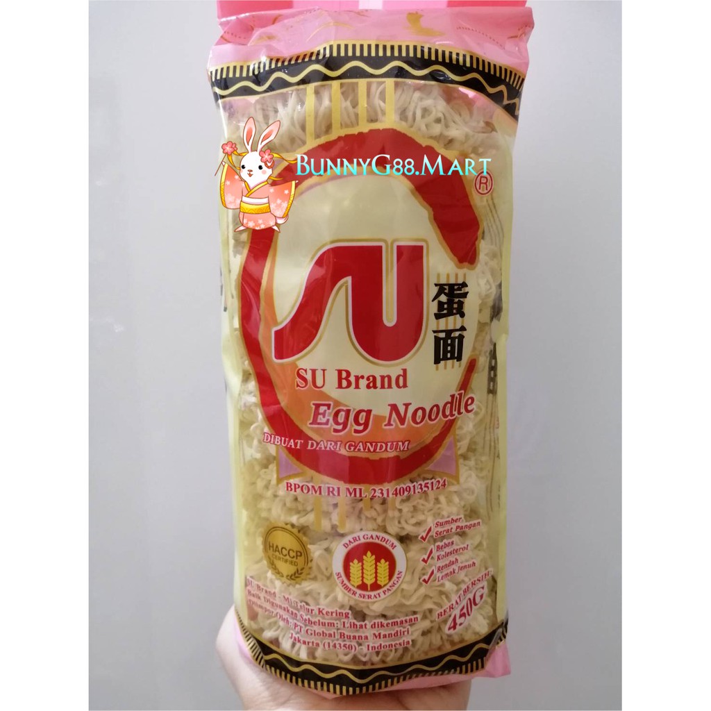 

[DISKON] SU BRAND EGG NOODLE 450G/MIE TELUR KERING/MI TELOR/MIE GANDUM/MIE INSTAN IMPOR/MIE KERITING