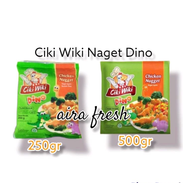 

CIKI WIKI DINO 250GR / CIKI WIKI NUGGET DINO 500GR / ciki wiki naget dino