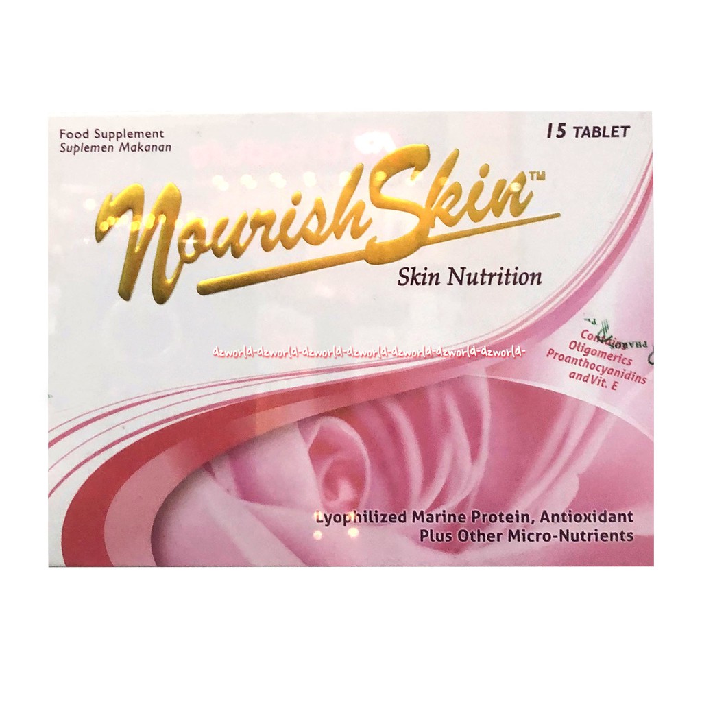 Nourishskin Nourish Skin Obat Jerawat flek hitam Kerutan 15Tablet Nourish Skin