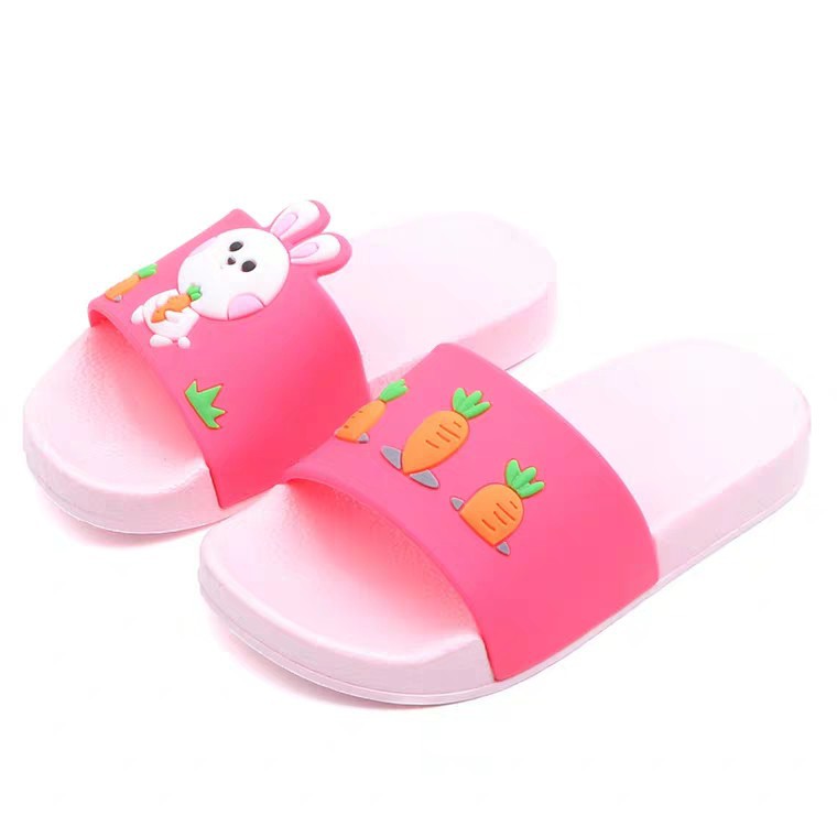 LittleAaron Sandal Anak BUNNYCARROT Sandal Anak Selop Karet Import Berkualitas 1-8  Sport Termurah Sendal Bayi Anak Cewek Cowok