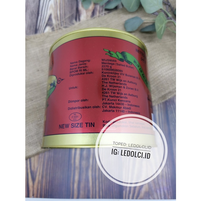 

butter-mentega- termurah! wijsman butter mentega wijsman wisman wysman 2.27 kg 2 kg -mentega-butter.