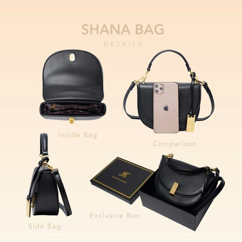 JH. SHANA BAG JIMSHONEY TAS SELEMPANG WANITA IMPORT (Free box)