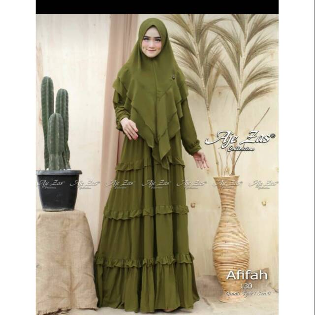 Gamis Afifah ori by Aje Zas