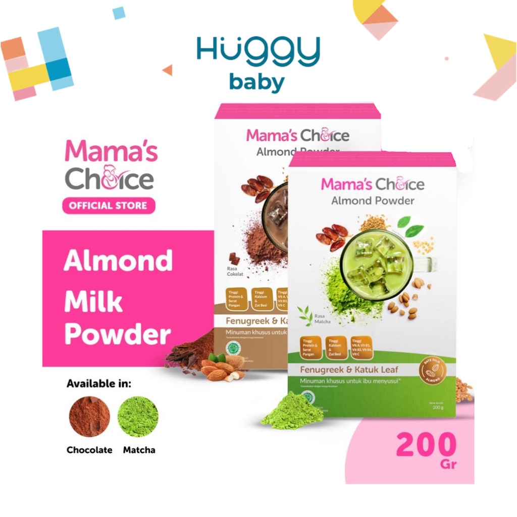 Mama's Choice Almond Powder | ASI Booster Pelancar ASI Ibu Menyusui