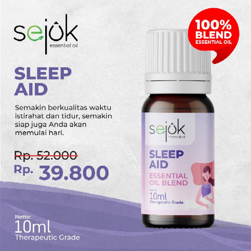 Sejuk Sleep Aid Essential Oil Blend / Minyak Aromaterapi Tidur Nyenyak - 10 ml