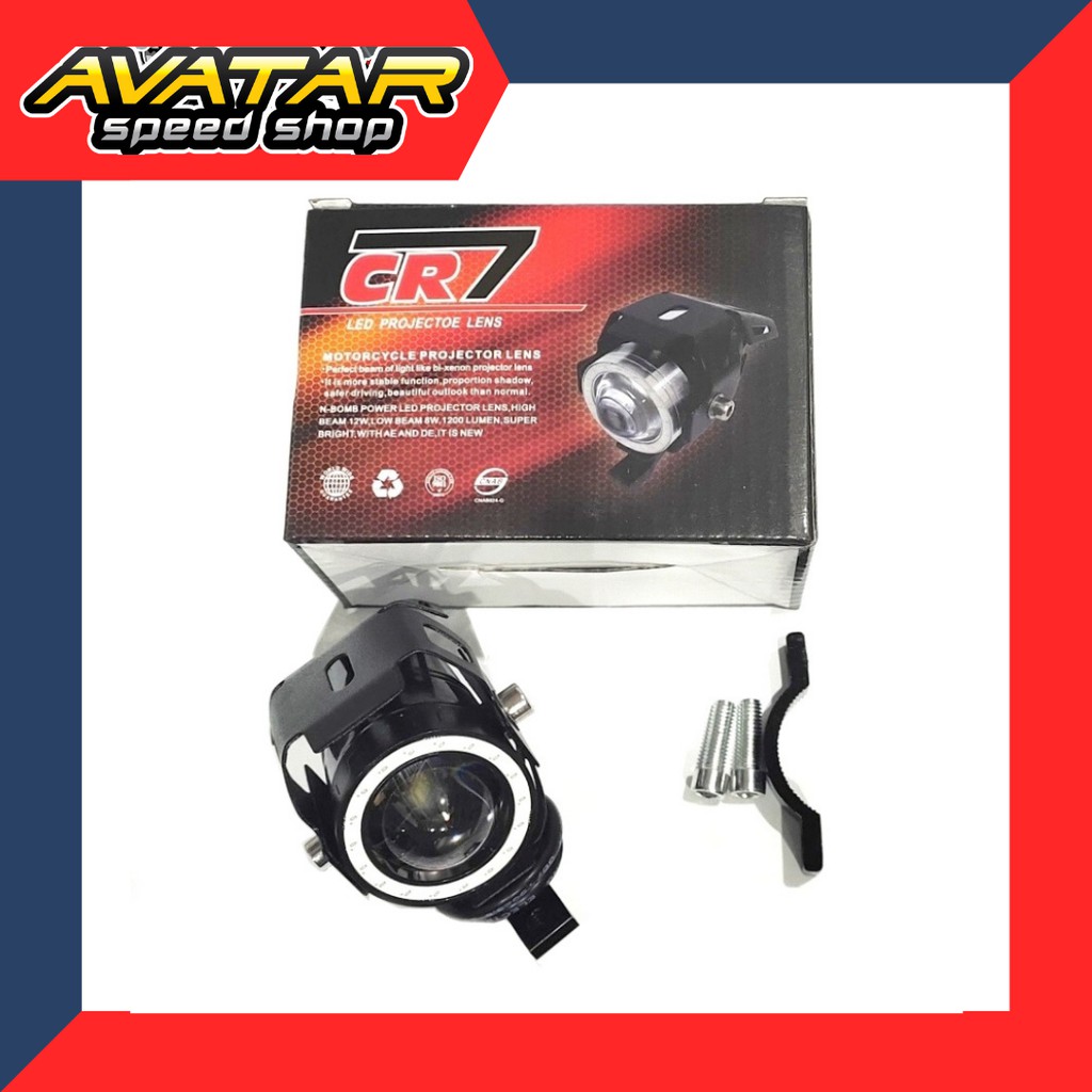 LAMPU TEMBAK U7 MINI LED CR7 AE BLUE