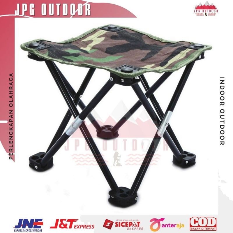 Kursi Bangku Lipat Outdoor Portable Mancing Camping Folding Chair