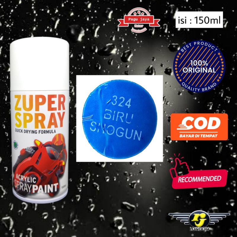 pilox pilok 150ml biru shogun blue zuper spray cat semprot spray paint