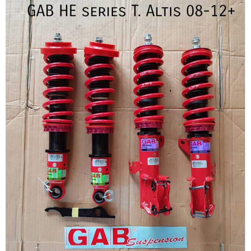 coilover coil over GAB Toyota corolla altis 2008 sd 2013