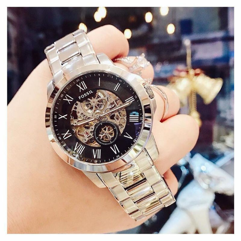 JAM TANGAN PRIA WANITA | RANTAI | KULIT | KARET | MURAH | F0*SIL GRANT ME 3055 FOR MEN