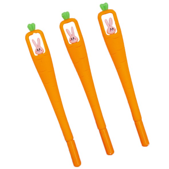 Bolpoin Bentuk WORTEL Sayur CARROT / Pulpen 0,38 mm Motif WORTEL CARROT Lucu / Ballpoint Wortel Imut