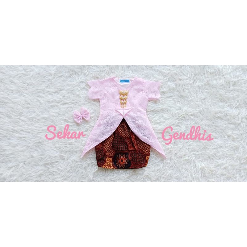 KEBAYA SEKAR GENDHIS/KEBAYA ANAK MURAH MERIAH/KEBAYA COUPLE MURAH/KEBAYA BAYI NEWBORN KEBAYA KARTINI/KEBAYA ANAK DAN DEWASA MODERN