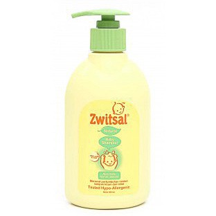 Zwitsal Natural Baby Shampoo Aloe Vera Kemiri Seledri Pump 300 mL / Zwitsal Baby Shampoo AVKS 300 mL