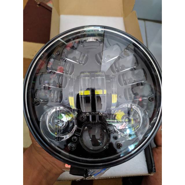 LAMPU LED DAYMAKER 5,7 INCH 16 LED DOT SAE  PNP BATOK L2G BATOK VANVAN BATOK YL YASI BABON LAMPU PC 