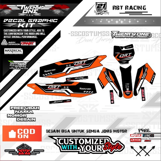 Rbt decal veganew qrt stiker kekinian ⭐JUPITER VEGA NEW trail REVO full body dekal
bebek std gtx tra