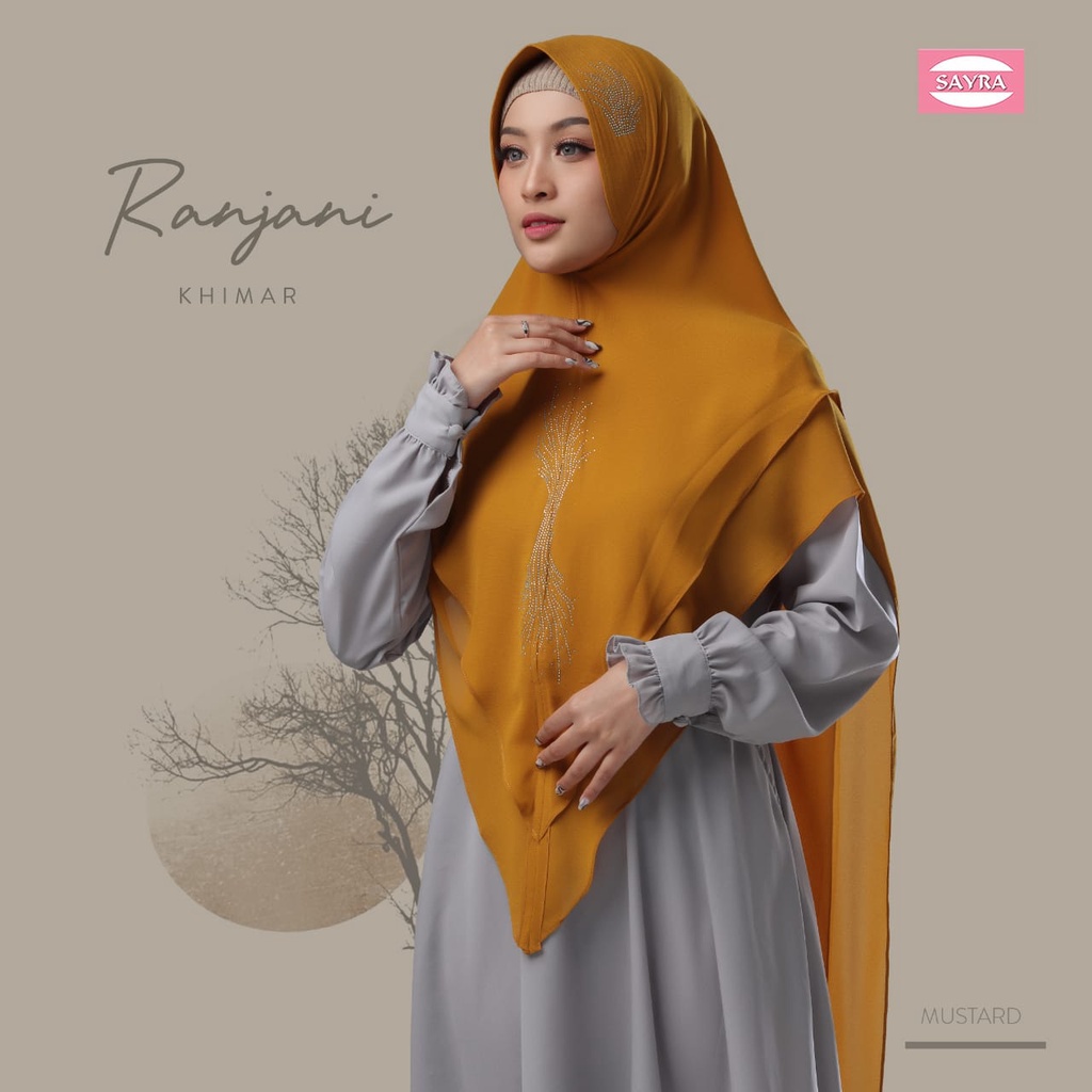 Jilbab Syari Khimar Ranjani Ori Sayra SAYRA1 BY ATHIRTEXTILE