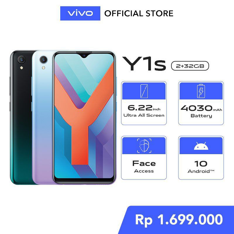 HP VIVO Y1S RAM 2/32 GARANSI RESMI