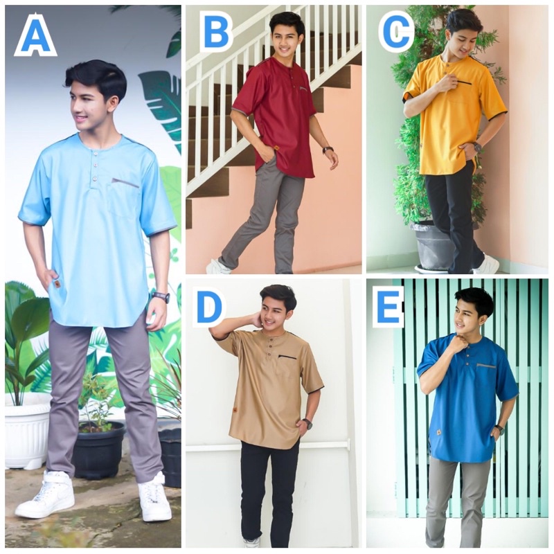 koko anak junior ali brother/koko stelan anak junior/koko modern/koko ali brother