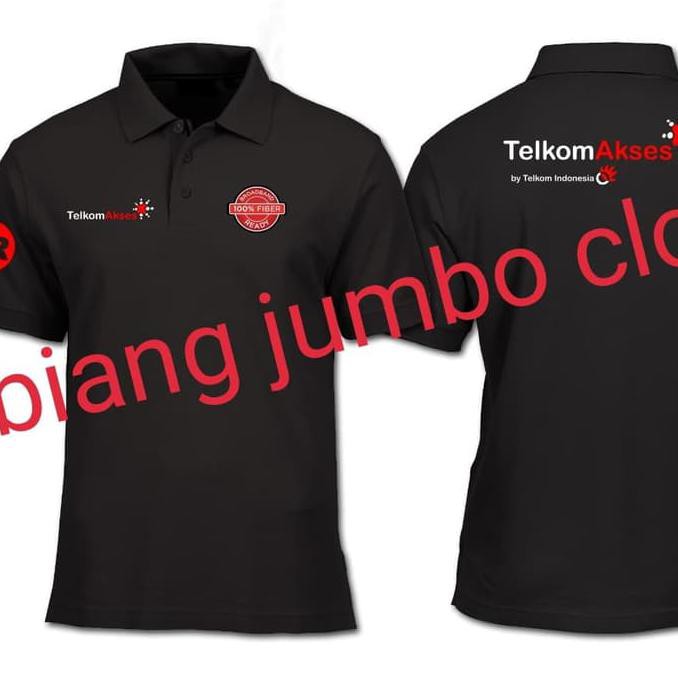 kaos kerah polo shirt baju TELKOM AKSES - ,