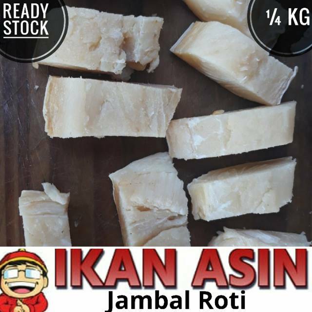 

Ikan Asin JAMBAL ROTI / MANYUNG / JAHAN 250 gr grade A cap TOKE BAGAN SIAPI API