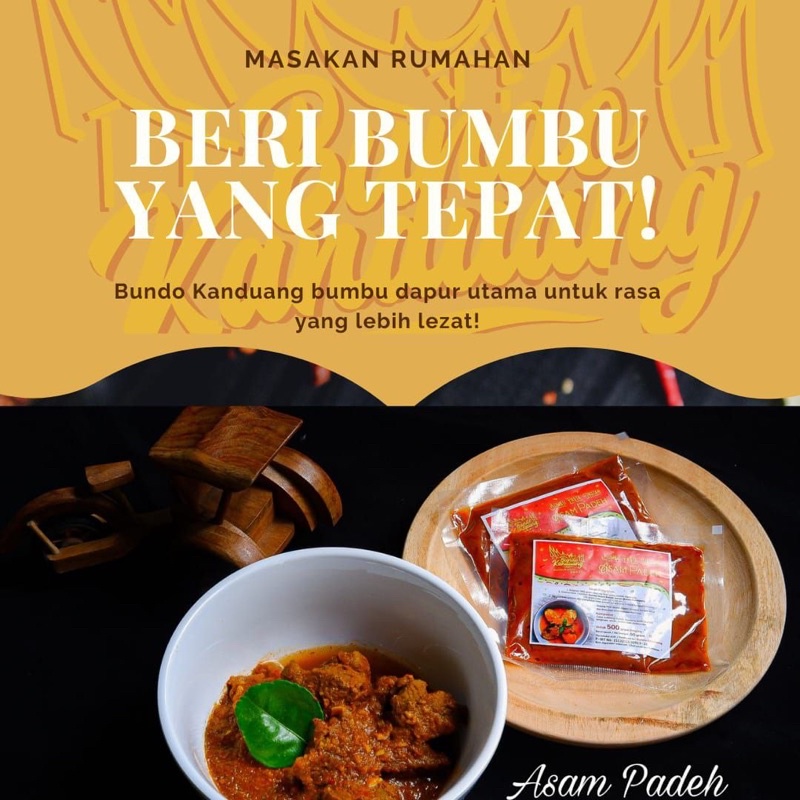 

BUMBU PASTA INSTAN ASAM PADEH BUNDO KANDUANG