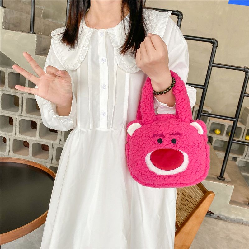 TAS TANGAN WINNIE THE POOH ALIEN LOTSO HANDBAG HANDLE BAG ANAK DAN DEWASA IMPOR