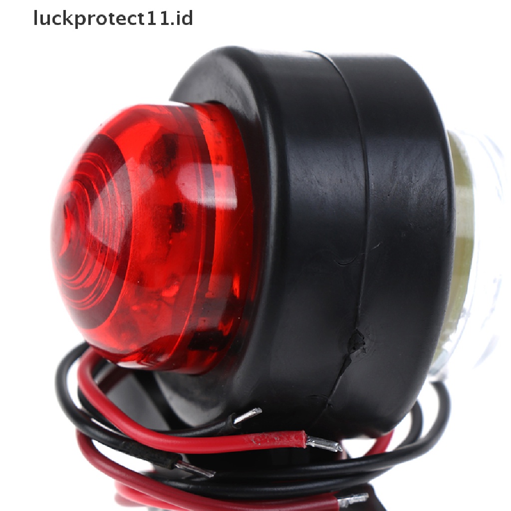 &lt; Luckprotect11. &lt; LuckproteksiId &gt; Lampu Samping Led Warna Putih Untuk Truk / Trailer / Caravan