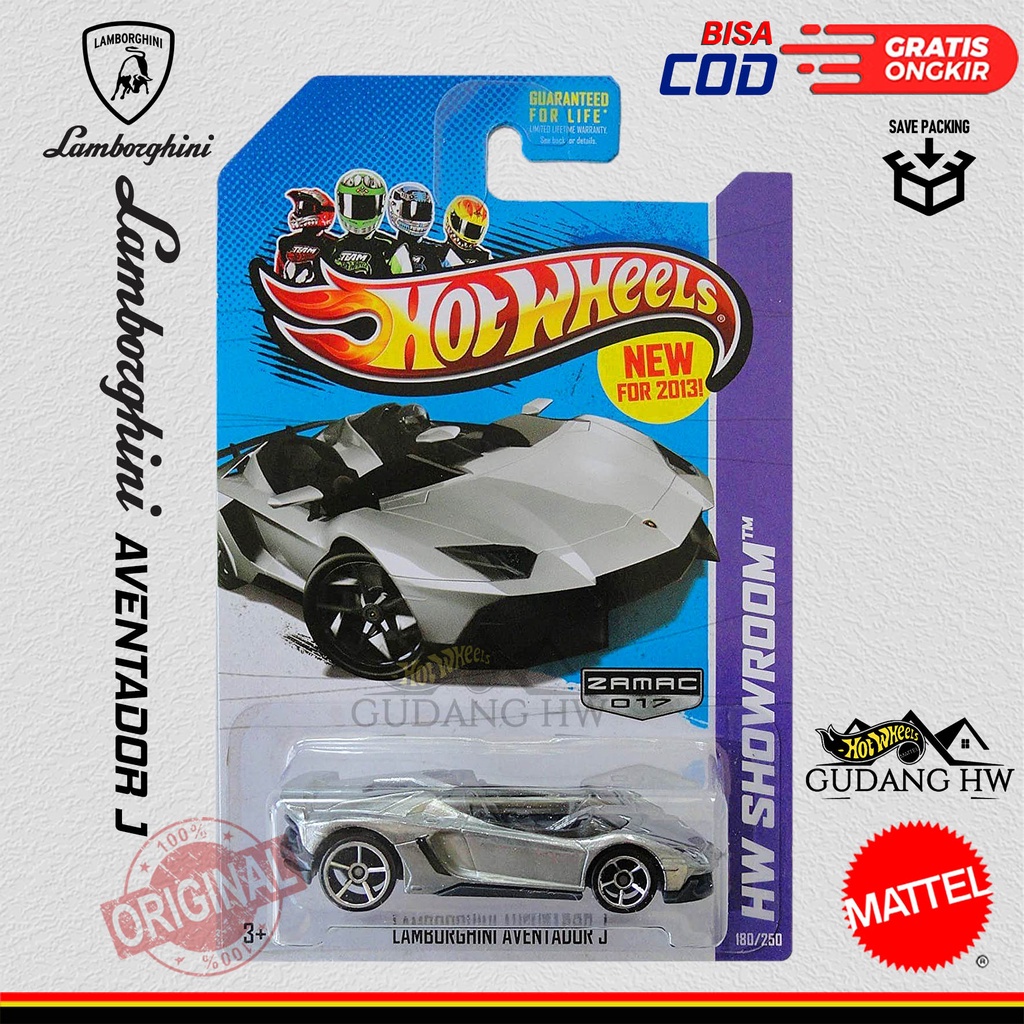HOT WHEELS LAMBORGHINI AVENTADOR J