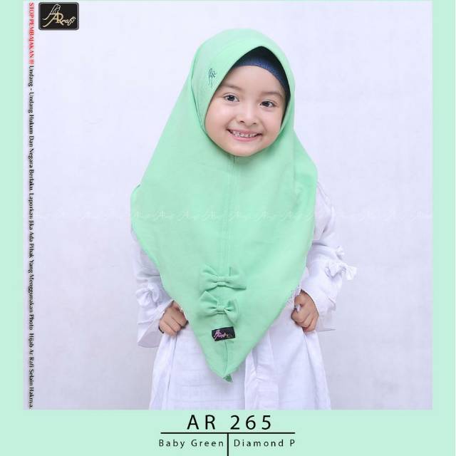 Jilbab kids, jilbab Ar Rafi kids, AR 265, Ar Rafi kids tebaru