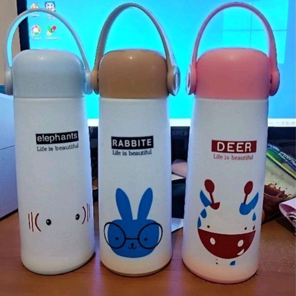 Botol Kaca Animal Walkman