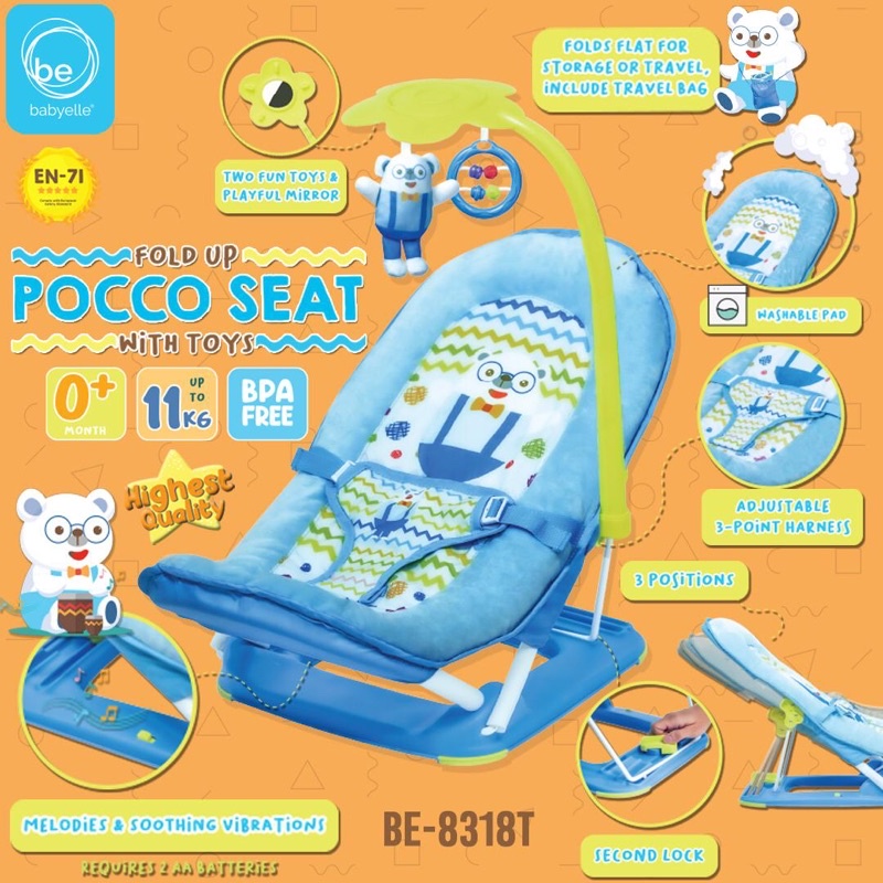 Makassar Promo! Babyelle Infant Seat Fold Up / Kursi Mainan Bayi / Infant Seat