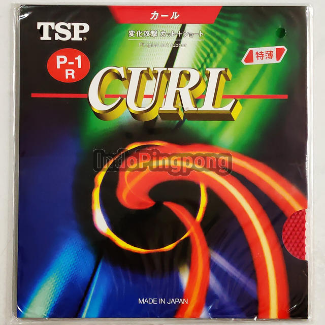 TSP Curl P-1 R 0.3 - P1R Long Pips Rubber Bintik Bertahan Panjang