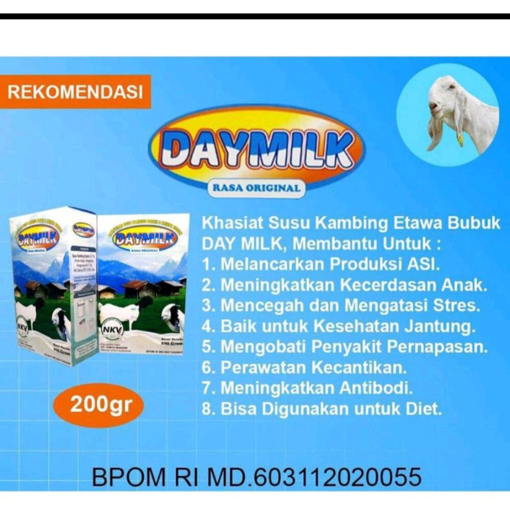 

susu kambing day milk 200 gram banjarmasin