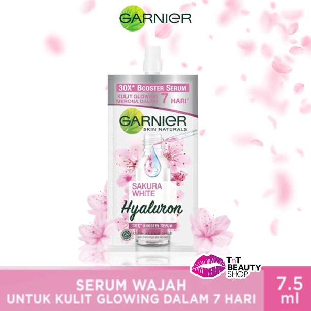 Garnier Light Complete Whitespeed Vitamin C 30X Booster Serum | Sakura White Hyaluron 30X Booster Serum 15ml - 7,5ml SACHET-6