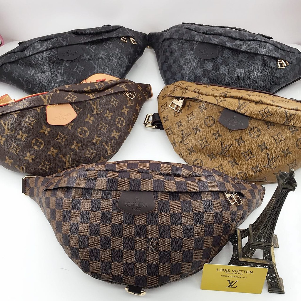 harga waist bag lv original