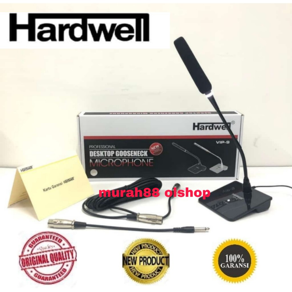 Mic Conference Mic Meja HARDWELL VIP-9 VIP9  VIP 9 ORIGINAL