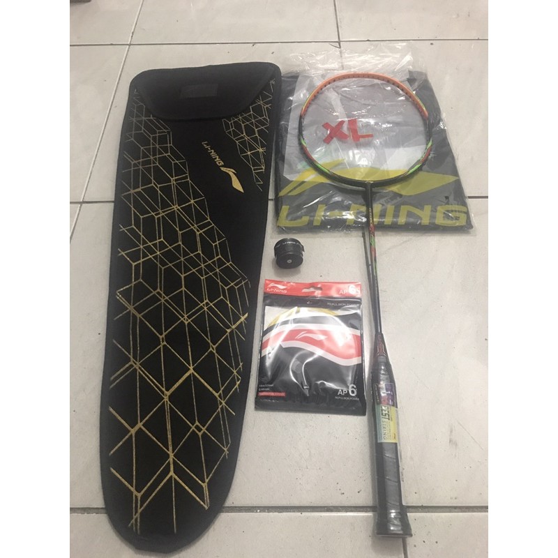 RAKET BULUTANGKIS LINING G FORCE 8 9 Original lengkap