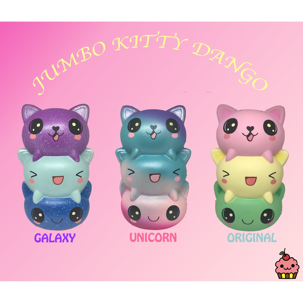 Soft And SlowRise Squishy OSC JUMBO KITTY DANGO