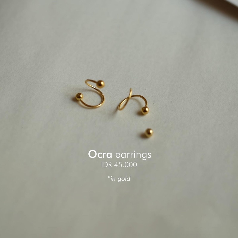 Ark.co - OCRA earrings anting minimalis