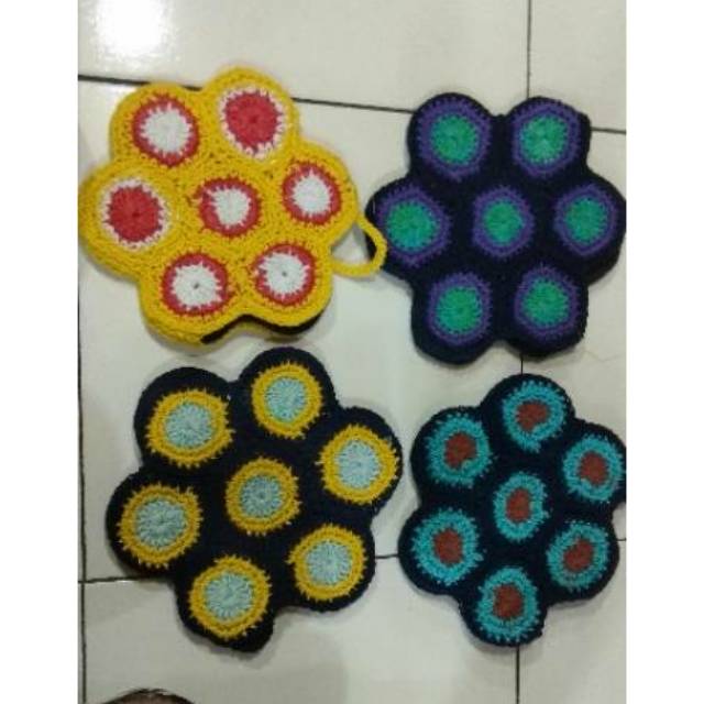 Tas rajut kura kura Selempang