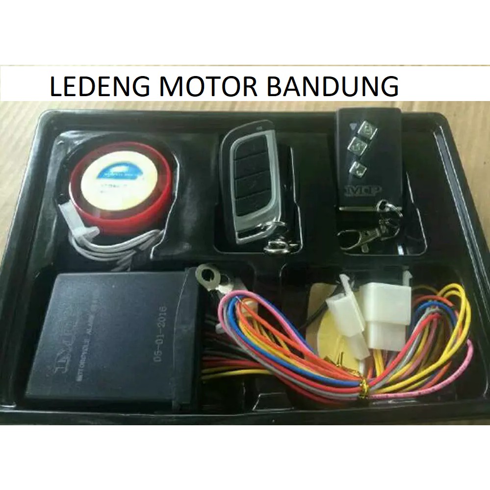 Alarm Motor MP One Way 1 Arah Remoter Bunyi Stater Jarak Jauh Bagus