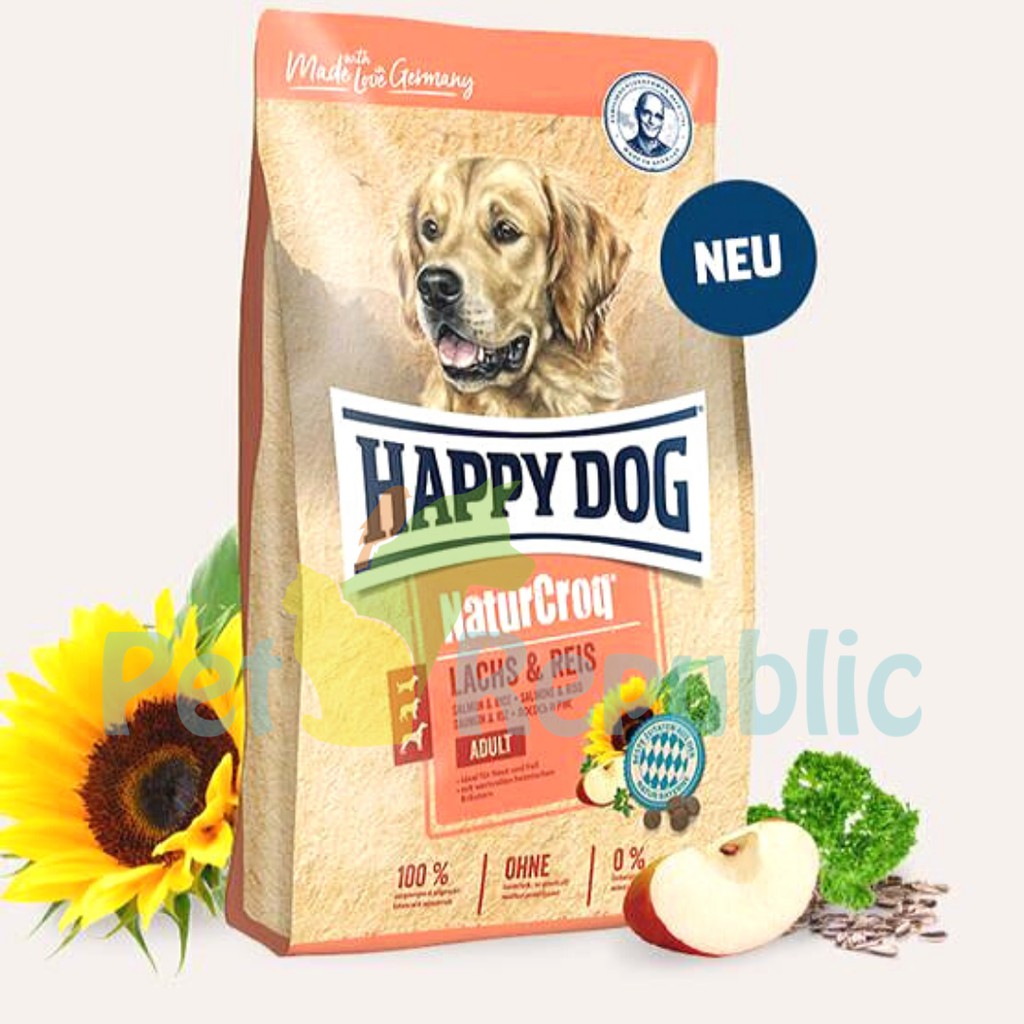 

HAPPYDOG Makanan Anjing Naturcroq Salmon and Rice 15kg