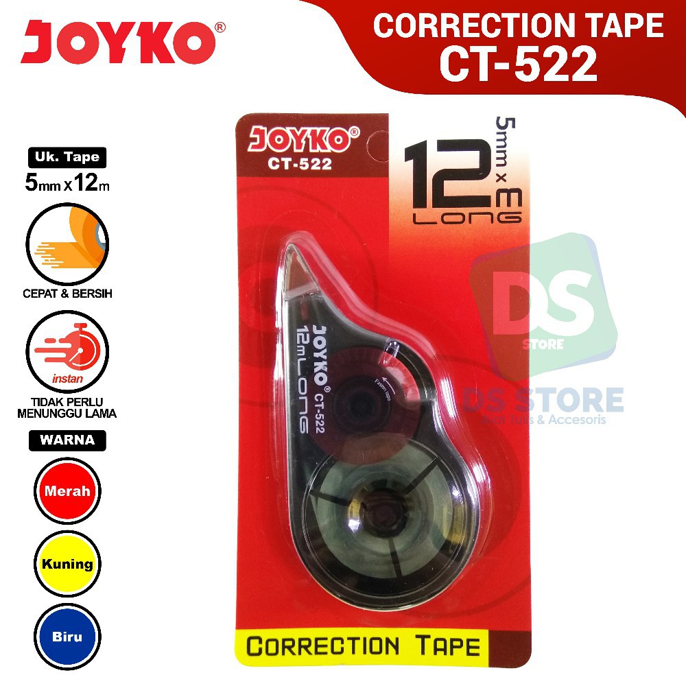 

Tipe-x / Correction Tape CT-522 JOYKO