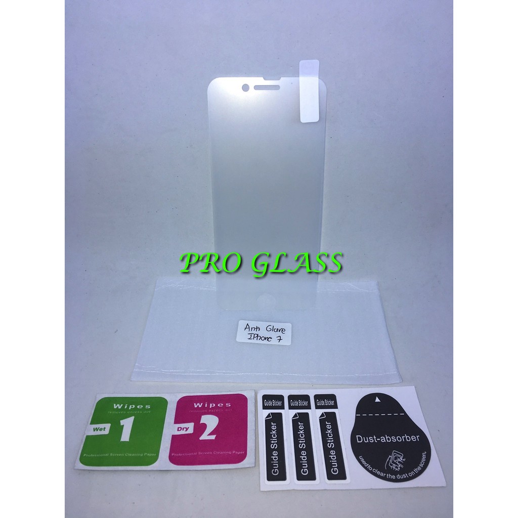 Iphone 7 / 8 Anti GLARE / DOFF / Anti Fingerprint Tempered Glass