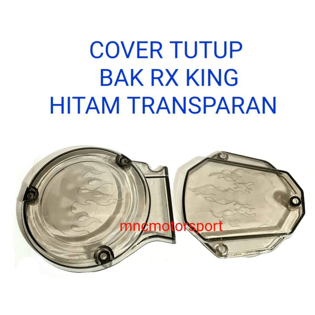 COVER TUTUP BLOK BAK MAGNET KOPLING RX KING TRANSPARAN