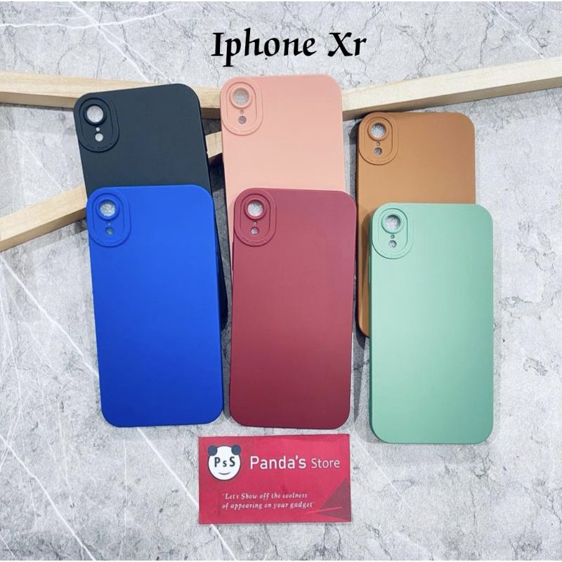 Softcase Pro Camera Iphone XR Candy Case Full Color 3D Silikon TPU