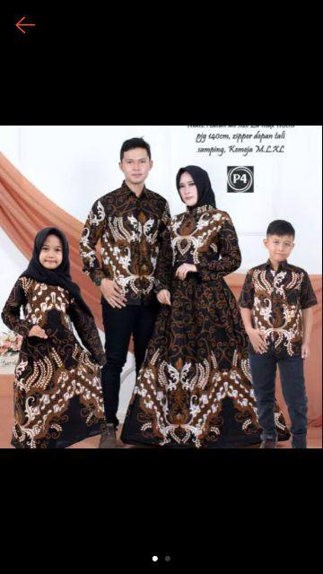 Atasan Batik Couple Pria Dan Wanita Baju Batik Couple Keluarga