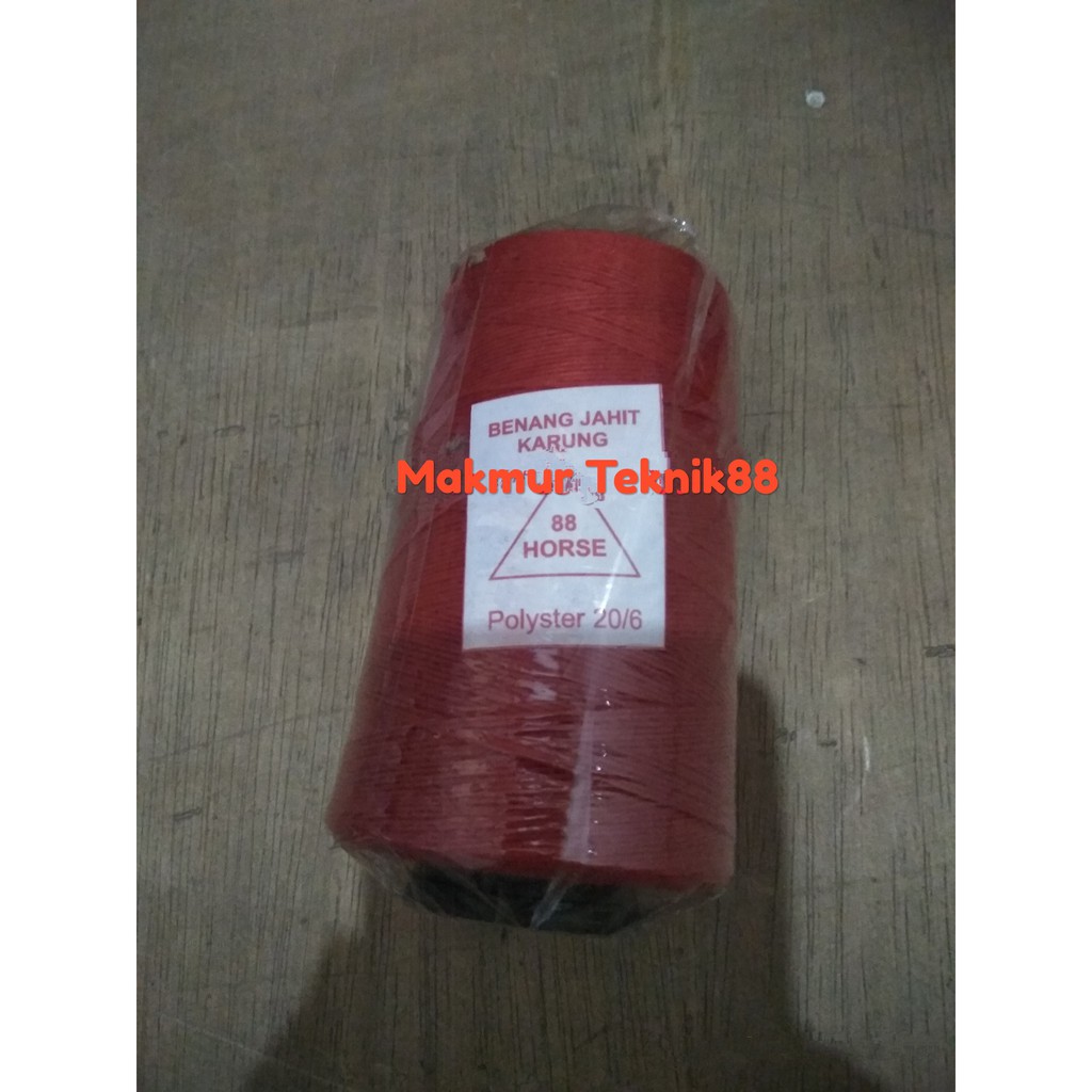 BENANG JAHIT KARUNG 20/6 WARNA MERAH